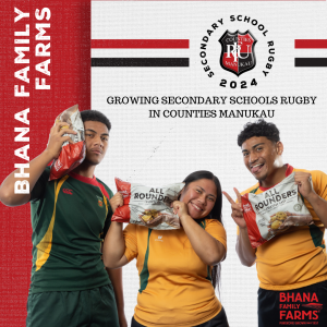 Bhana Family Farms to power Counties Manukau Secondary Schools Rugby