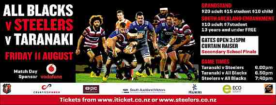  Counties Manukau PIC Steelers 2017 Squad Announced