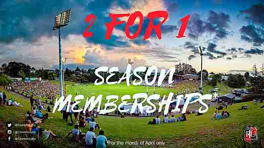 2 for 1 Season Memberships On Sale Now!