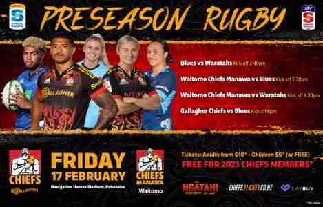 Navigation Homes Stadium to host Chiefs Rugby Club Pre-Season Games