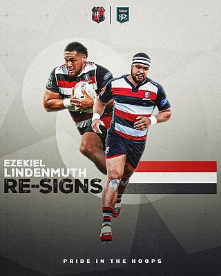 Ezekiel Lindenmuth re-signs with Counties Manukau Steelers